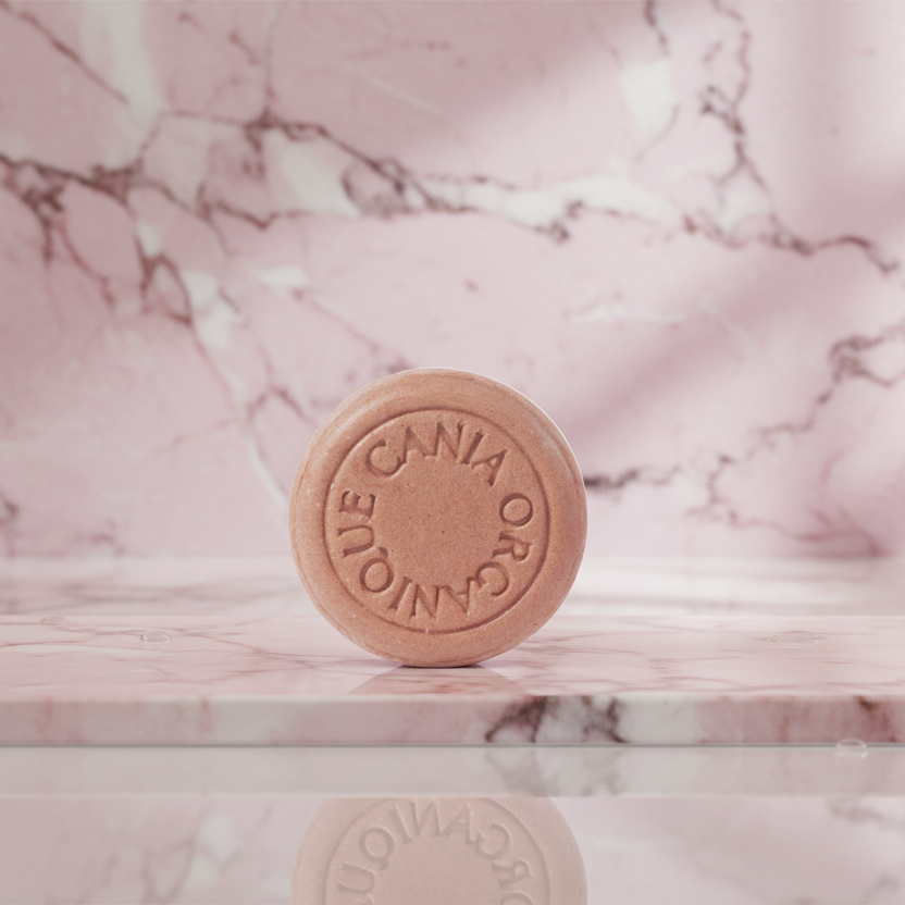 Cania Organique Organic Rose Solid Shampoo Bar, 90g